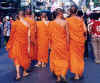 Buddhist Monks Chiang Mai Thailand by Kate