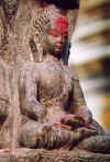 The Buddha, statue in Nepal by Kate