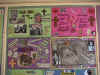 Four posters on display by Year 9 pupils.